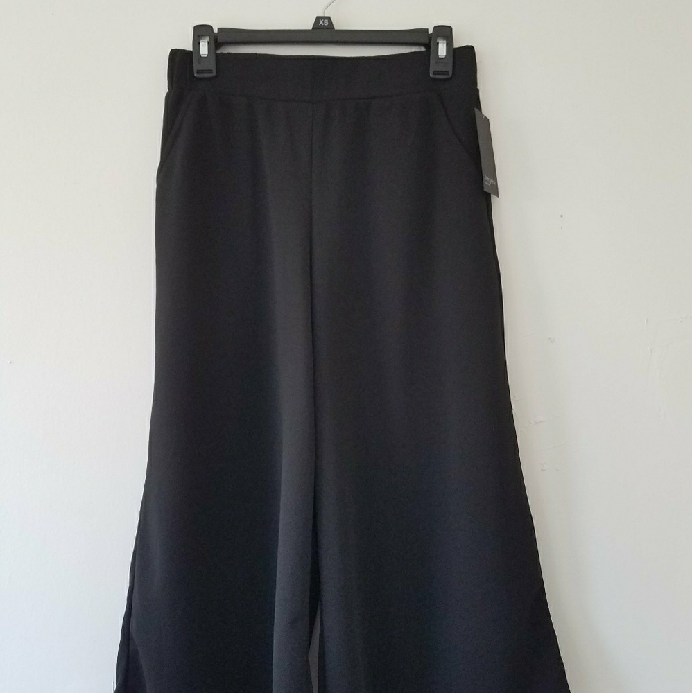 high-waisted black pants | free press